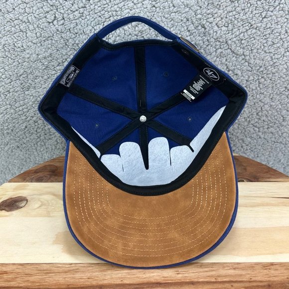 '47 Brand LA Dodgers Brooklyn Dodgers Clean Up MLB Blue Cooperstown Strap Hat - Picture 5 of 5